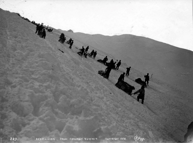 Descente du col Chilkoot